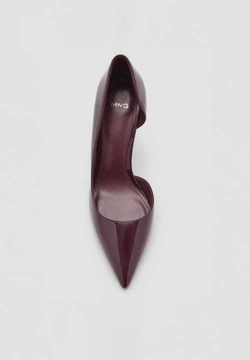 MANGO - Audreyb stiletto court heel - dark red