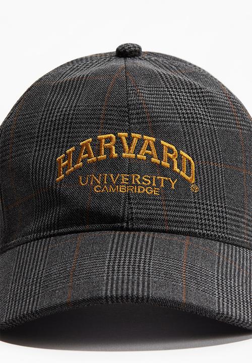 H&M - Motif-detail cotton cap - grey harvard