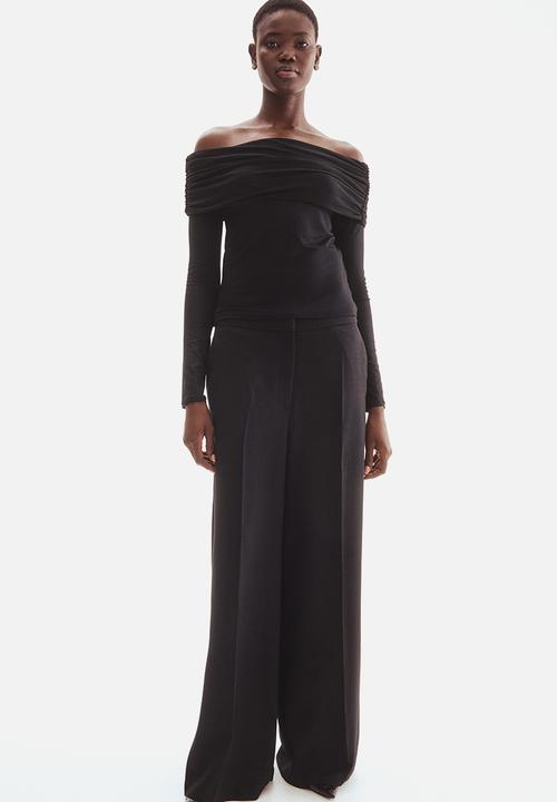H&M - Off-the-shoulder top - black