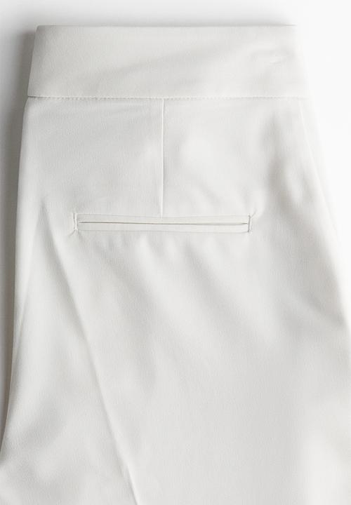 H&M - Straight trousers - white