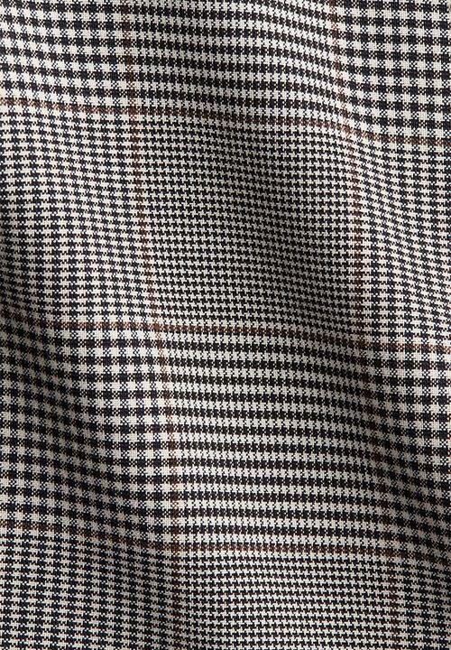 H&M - Belted shorts - brown/checked 