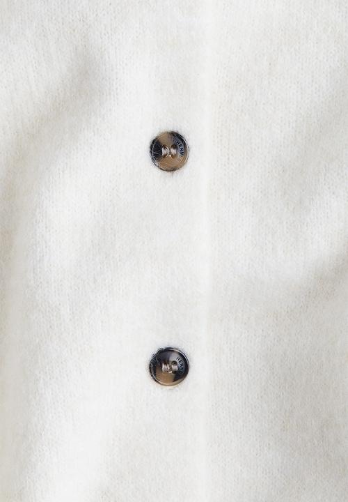 H&M - Collared cardigan - cream 
