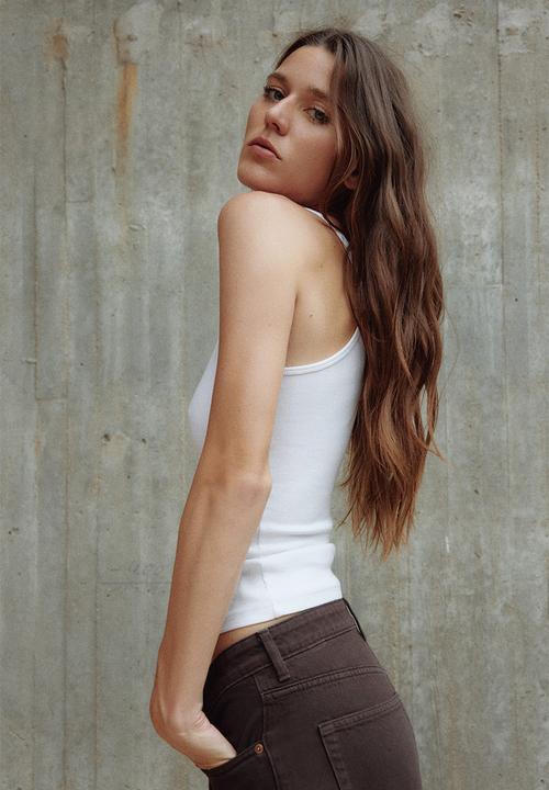 H&M - Wide regular jeans - dark brown