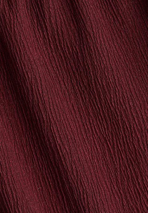 H&M - Crinkled top - burgundy  