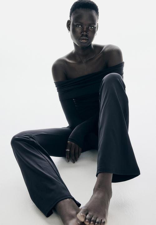 H&M - Off-the-shoulder top - black