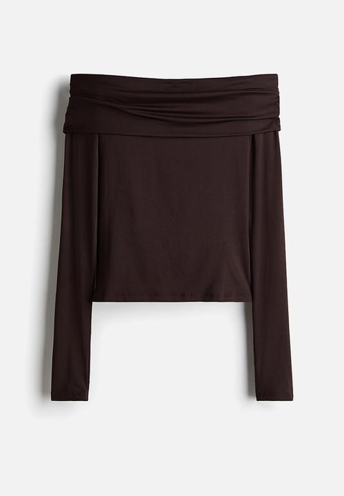 H&M - Off-the-shoulder top - black