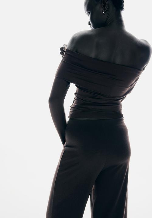 H&M - Off-the-shoulder top - black