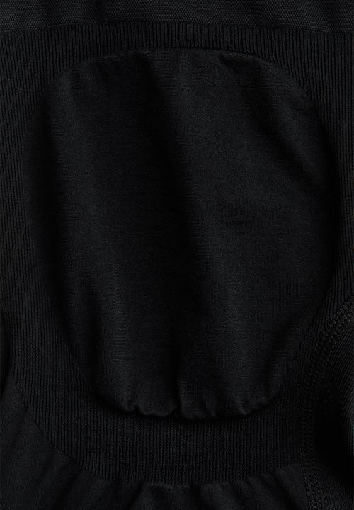 H&M - Firm shape push-up bikers - black