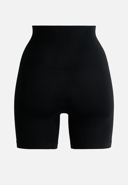 H&M - Firm shape push-up bikers - black