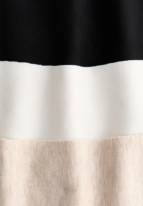 H&M - 3-pack invisible cotton hipster briefs - beige,white,black