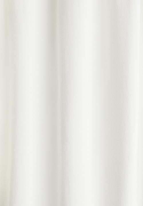 H&M - Oversized frill-trimmed blouse - white
