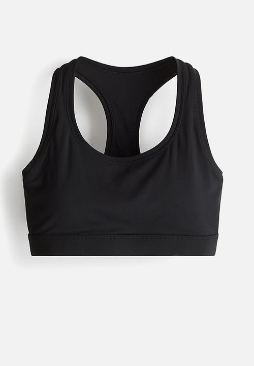 H&M - Sports bra with cool handfeel drymove™ - black