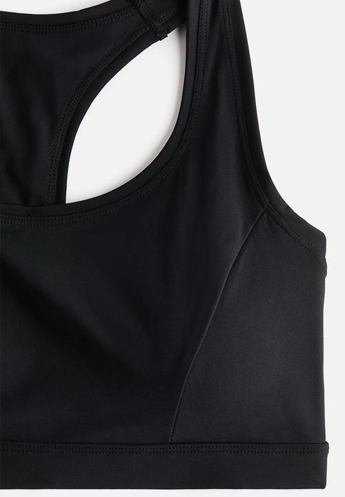 H&M - Sports bra with cool handfeel drymove™ - black
