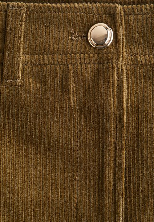 H&M - Mini skirt - khaki green 