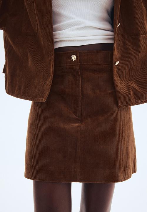 H&M - Mini skirt - brown