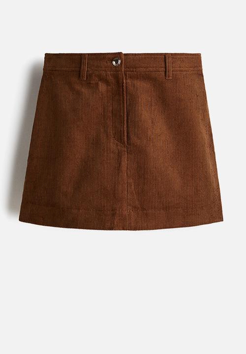H&M - Mini skirt - brown