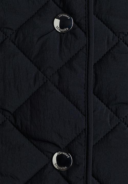 H&M - Quilted gilet - black