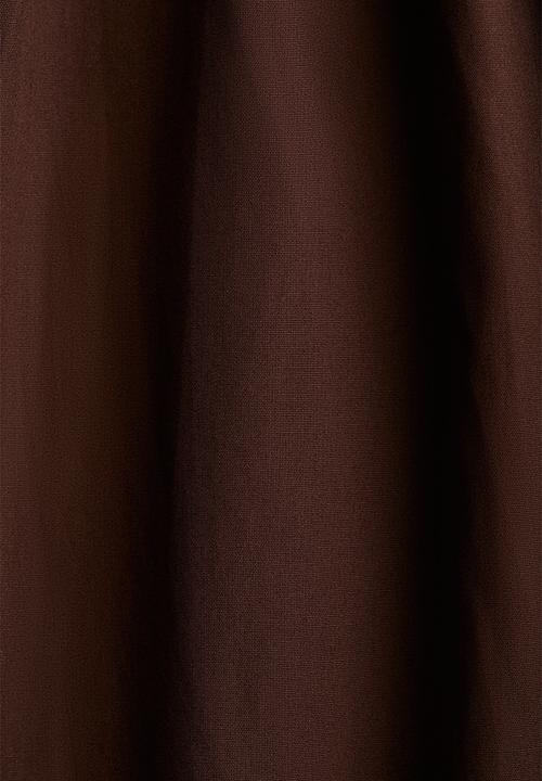 H&M - Cotton strappy dress - dark brown