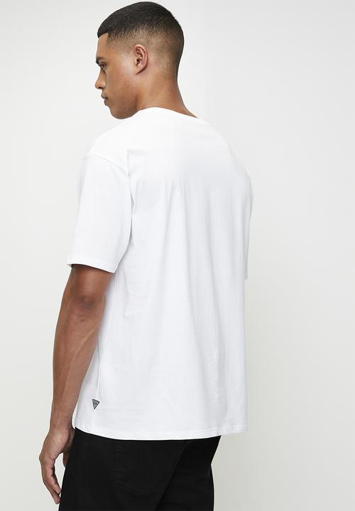 GUESS - Ss Bsc Basic Quattro G Tee - Pure White