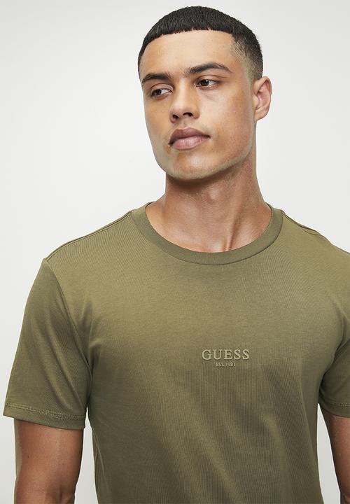 GUESS - Aidy Cn Ss Tee - Army Olive