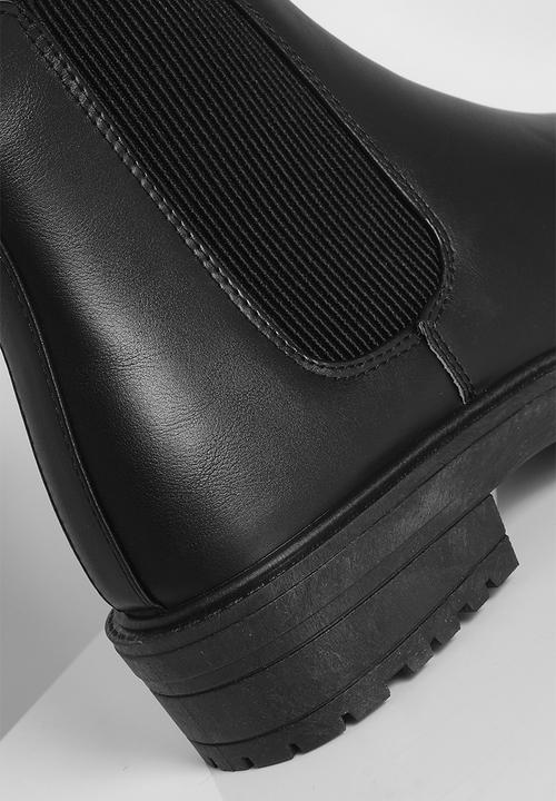 boohoo - Chunky chelsea boots - black