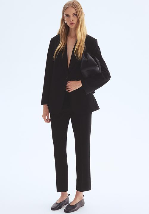 H&M - Fitted blazer - black