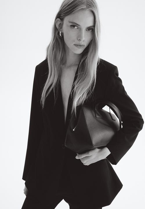H&M - Fitted blazer - black