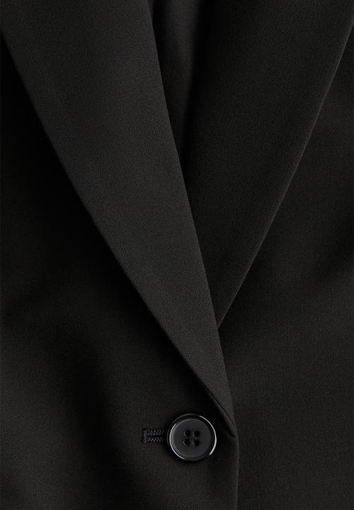 H&M - Fitted blazer - black