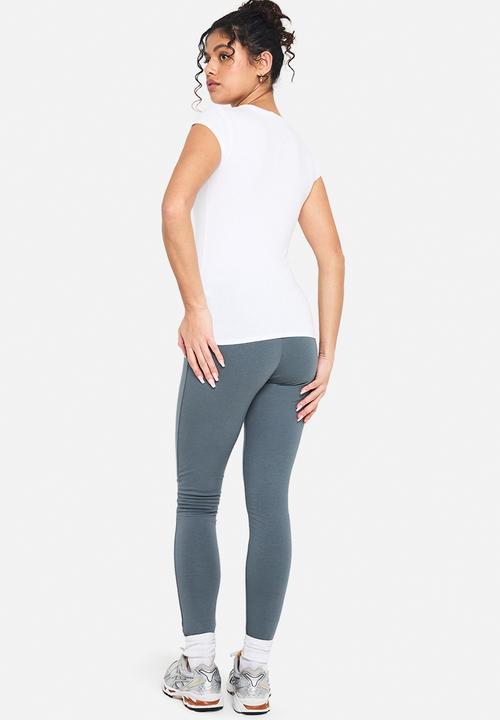 boohoo - Double layer modal jersey legging - blue
