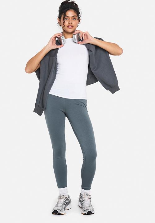 boohoo - Double layer modal jersey legging - blue