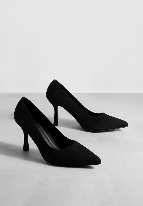 boohoo - Low stiletto court shoe - black