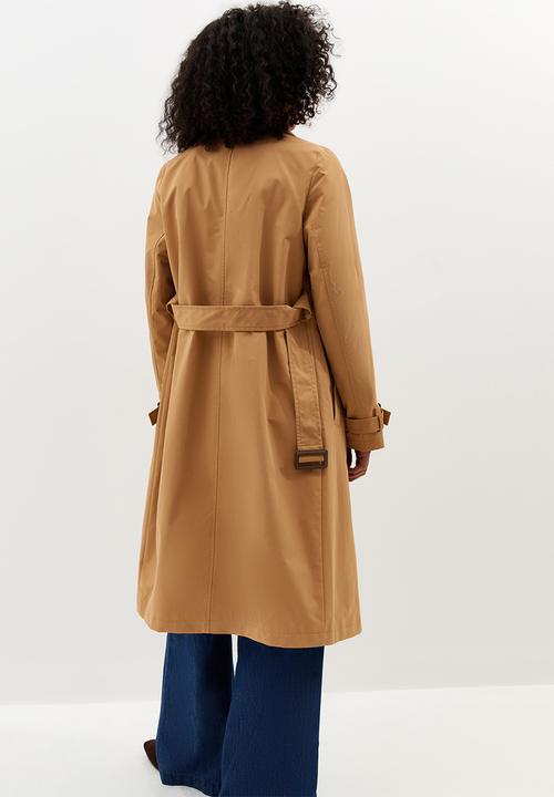 New Look - Double Breasted Trench Coat - tan