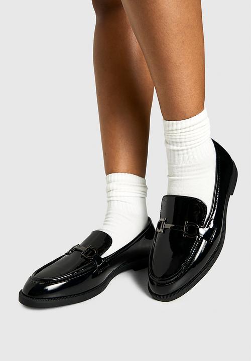 boohoo - Snaffle loafers - black