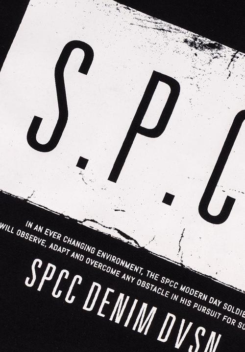 S.P.C.C - Elias Tee  - Black