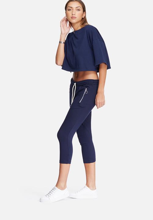 dailyfriday - Cropped zip pocket joggers