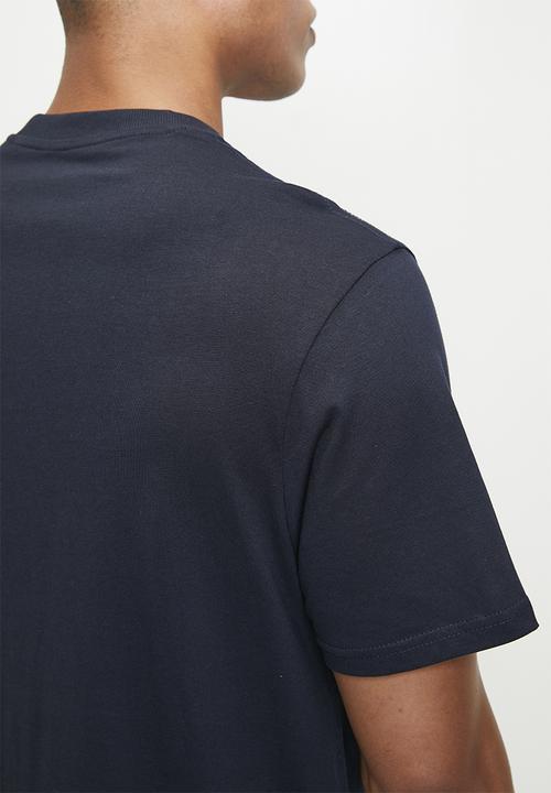 GUESS - Cn Ss Small Logo Tee - Smart Blue