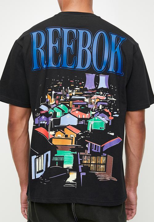Reebok - Soweto Back Print Tee - Black