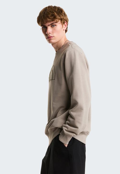 The North Face - Drew Peak Light Regular Crew - Stone Slab-New Taupe Green