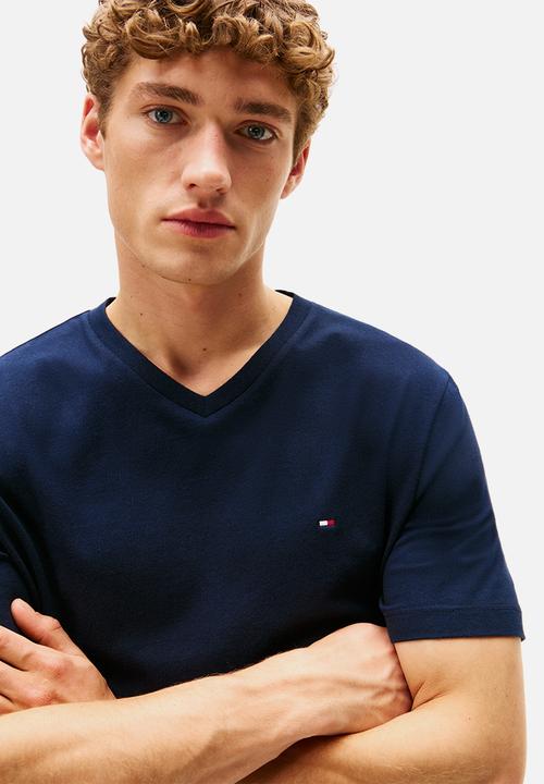 Tommy Hilfiger - Essential V-Neck Tee - Desert Sky