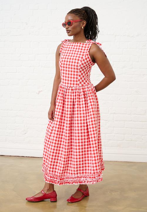Me&B - Pie Crust Dress - Red Gingham