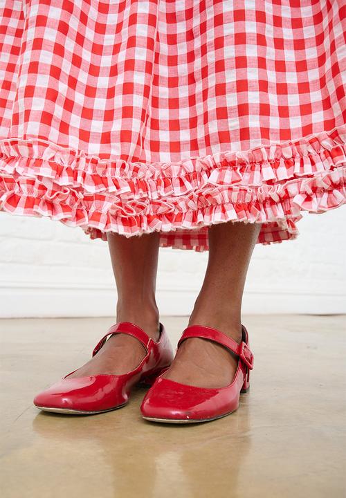 Me&B - Pie Crust Dress - Red Gingham