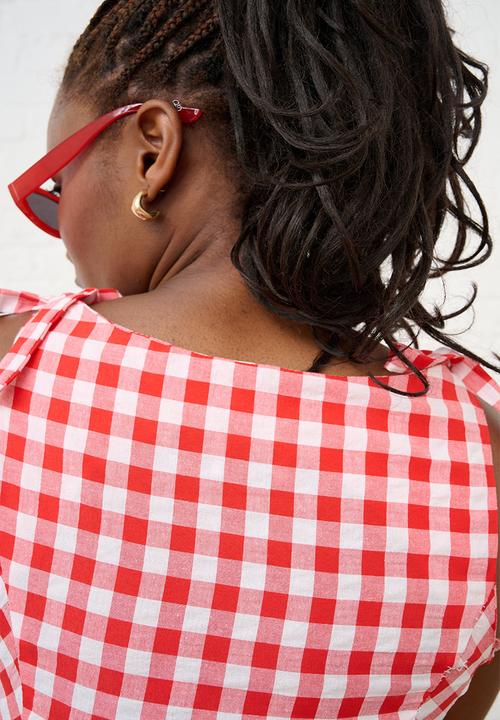 Me&B - Pie Crust Dress - Red Gingham