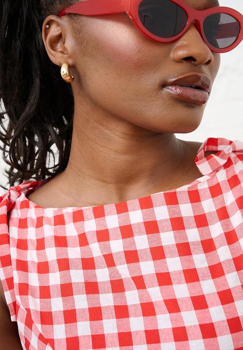 Me&B - Pie Crust Dress - Red Gingham