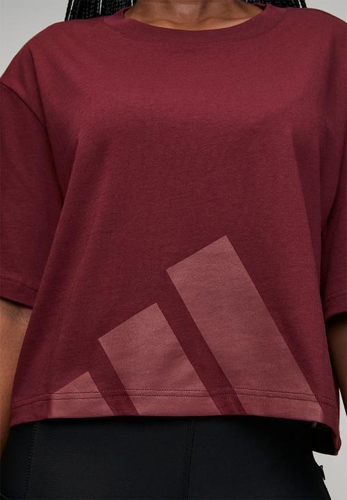 adidas Performance - W Bl Sj Bf T S26 - Shadow Red / Collegiate Burgundy