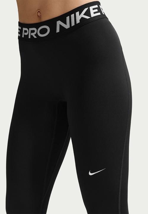 Nike - W Np Df 365 Mr Tight Usm - Black/White