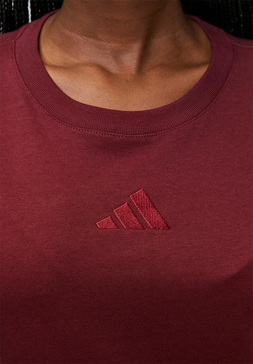 adidas Performance - W Sl Sj T S26 - Shadow Red/Collegiate Burgundy
