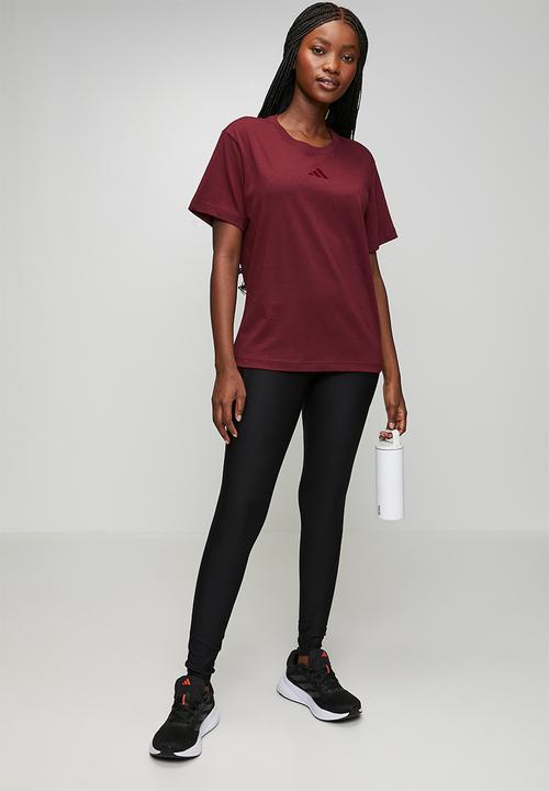 adidas Performance - W Sl Sj T S26 - Shadow Red/Collegiate Burgundy