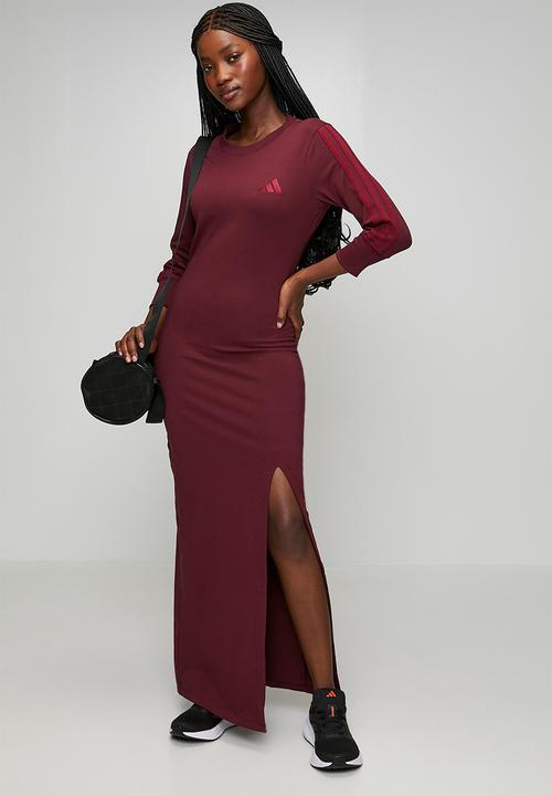 W 3S Crew Dress - Shadow Red/Collegiate Burgundy