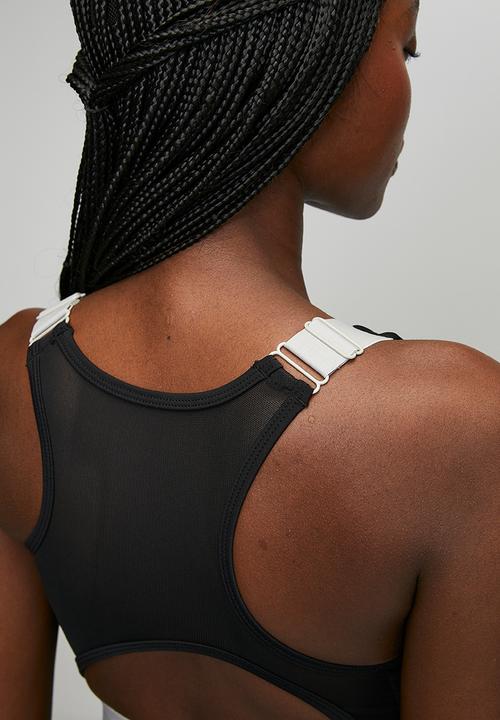 Reebok - Rbk Lab Medium Impact Bra - Black/Grey 1