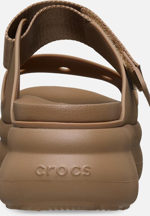 Crocs - soho two strap sandalslide - brown